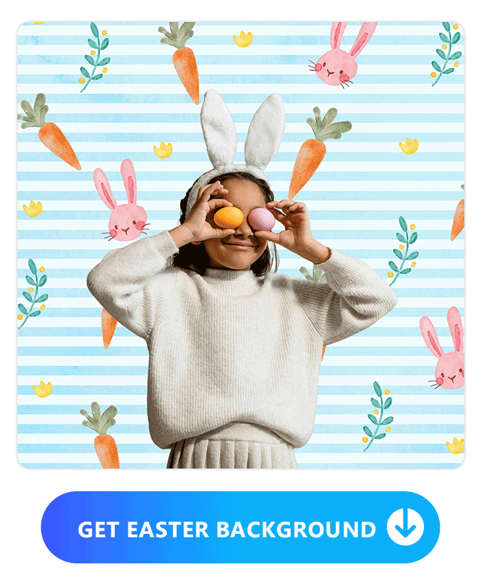 replace background of Easter backgrounds with PhotoDirector
